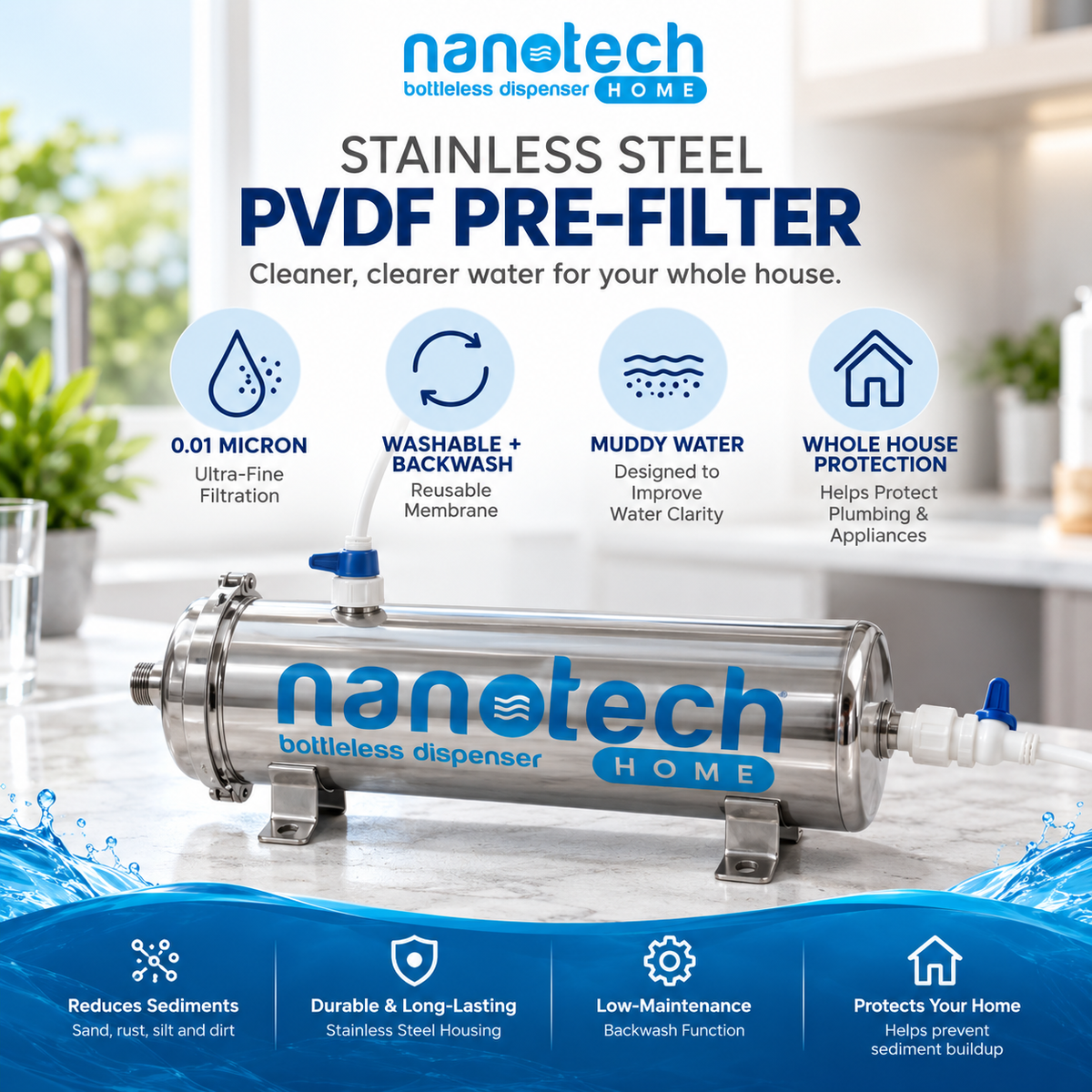 Stainless Steel PVDF Pre-Filter